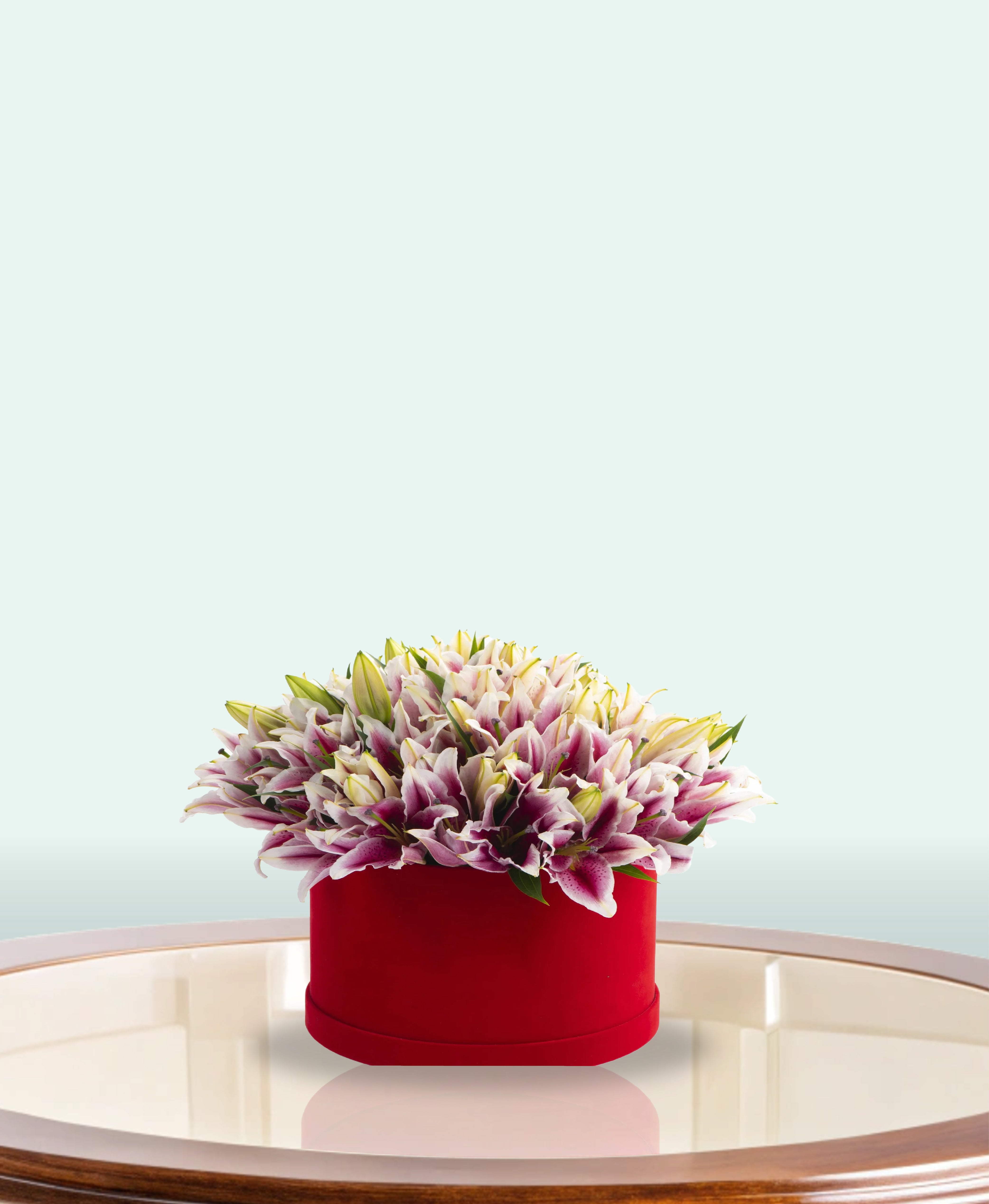 Pink Majesty – Stargazer Lily Hatbox